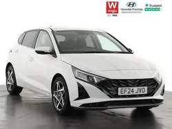White Used 2024 Hyundai i20 Premium Hatchback | £17,899 (A bit pricey)