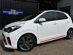 White Used 2017 Kia Picanto GT-Line Hatchback | £7,495 (Fair price)