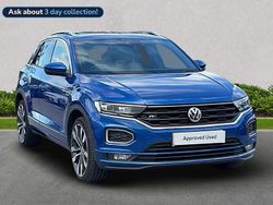 Blue Used 2020 VW T-Roc R-line SUV | £18,494 (Fair price)