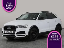 White Used 2018 Audi Q3 Black Edition SUV | £15,509 (Fair price)