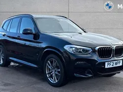 Black sapphire Used 2021 BMW X3 M Sport SUV | £25,667 (Super price)