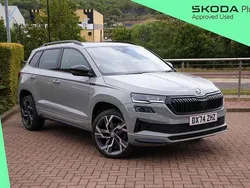 Meteor grey Used 2024 Skoda Karoq SportLine SUV | £28,000 (Fair price)