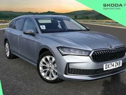 Pebble silver metallic Used 2024 Skoda Superb SE L Estate | £29,995 (Expensive)