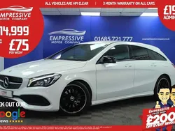 White Used 2018 Mercedes CLA220 Shooting Brake AMG line Estate | £14,999 (Fair price)