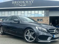 Grey Used 2016 Mercedes C220 AMG line Sedan | £9,990 (Fair price)