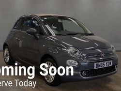 Grey Used 2015 Fiat 500 Lounge Cabriolet | £5,295 (Fair price)