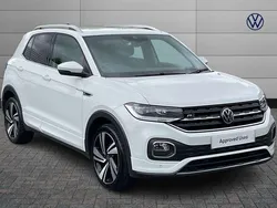 White Used 2022 VW T-Cross R-line SUV | £19,250 (Fair price)