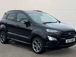 Black Used 2021 Ford Ecosport ST-Line SUV | £11,356 (Fair price)