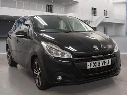 Black Used 2018 Peugeot 208 GT-line Hatchback | £7,990 (Fair price)