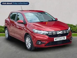 Red Used 2023 Dacia Sandero Expression Hatchback | £10,963 (Fair price)