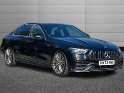 Black Used 2023 Mercedes C43 AMG Premium Sedan | £45,900 (Fair price)
