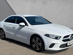 Digital white metallic Used 2021 Mercedes A200 Executive Sedan | £16,239 (Fair price)