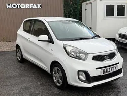 White Used 2012 Kia Picanto 2 Hatchback | £1,893 (Fair price)