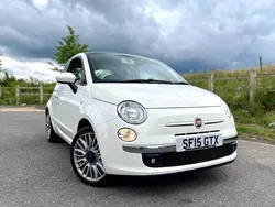 White Used 2015 Fiat 500 Lounge Hatchback | £4,295 (Good price)
