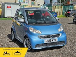 Blue Used 2013 Smart ForTwo Cabrio Passion Cabriolet | £4,990 (Fair price)