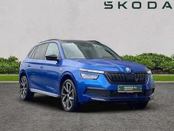 Race blue metallic Used 2021 Skoda Kamiq Monte Carlo SUV | £17,970 (Fair price)