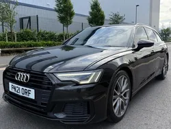 Grey Used 2021 Audi A6 Black Edition Estate | £18,995