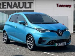Blue Used 2021 Renault Zoe GT-Line Hatchback | £9,395 (Fair price)