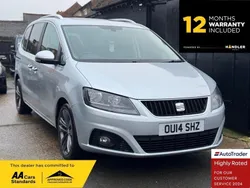 Silver Used 2014 Seat Alhambra SE MPV | £7,490 (A bit pricey)