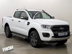 Frozen white (solid paint) Used 2021 Ford Ranger Wildtrack Pickup | £20,980 (Fair price)