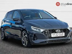Metallic stardust grey Used 2022 Hyundai i20 Premium Hatchback | £16,100 (Fair price)