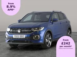 Blue Used 2022 VW T-Cross R-line SUV | £17,634 (Fair price)