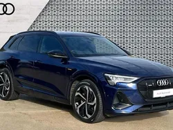 Blue Used 2021 Audi e-tron Black Edition SUV | £27,641 (Fair price)