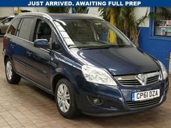 Blue Used 2011 Vauxhall Zafira Elite MPV | £2,690 (Fair price)
