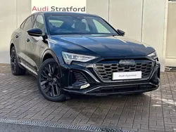Mythos black, metallic Used 2023 Audi Q8 e-tron Black Edition SUV | £49,950