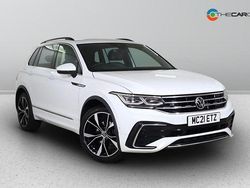 White Used 2021 VW Tiguan R-line SUV | £23,475 (Fair price)