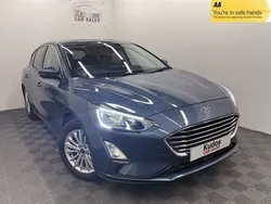 Blue Used 2019 Ford Focus Titanium Hatchback | £9,590 (Fair price)