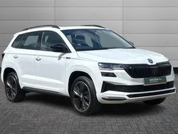 White Used 2023 Skoda Karoq SportLine SUV | £26,150 (Fair price)