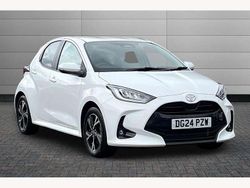 White Used 2024 Toyota Yaris Hybrid Design Hatchback | £20,495 (Fair price)