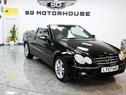 Black Used 2007 Mercedes CLK200 Avantgarde Cabriolet | £3,895 (A bit pricey)