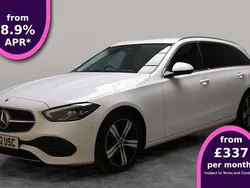 White Used 2022 Mercedes C220 Estate | £23,578 (Super price)