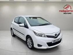 White Used 2012 Toyota Yaris Hatchback | £4,499 (Fair price)