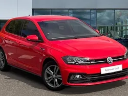 Red Used 2019 VW Polo R-line Hatchback | £13,810 (Fair price)