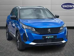 Blue Used 2022 Peugeot 3008 GT | £18,173 (Fair price)