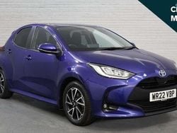 Blue Used 2022 Toyota Yaris Hybrid Design Hatchback | £17,059 (Fair price)
