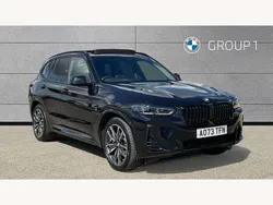 Black Used 2023 BMW X3 M Sport SUV | £48,495 (Expensive)