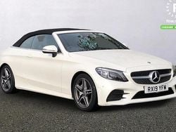 White Used 2019 Mercedes C200 Active Cabriolet | £20,499 (Fair price)