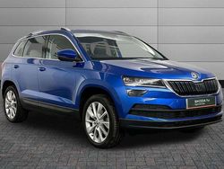 Race blue metallic Used 2020 Skoda Karoq SE L SUV | £18,350 (Fair price)