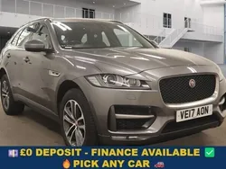 Grey Used 2017 Jaguar F-Pace R-Sport SUV | £12,799 (Fair price)