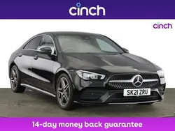Black Used 2021 Mercedes CLA250 AMG line Sedan | £24,749 (Fair price)