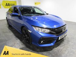 Blue Used 2018 Honda Civic SR Hatchback | £9,000 (Fair price)