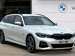 White Used 2022 BMW 330e M Sport Estate | £24,846 (Fair price)