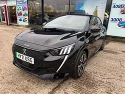 Black Used 2021 Peugeot e-208 GT Hatchback | £13,000 (Fair price)