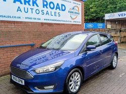 Blue Used 2016 Ford Focus Titanium Hatchback | £6,495 (Fair price)