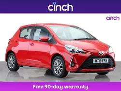 Red Used 2019 Toyota Yaris Hatchback | £10,649 (Fair price)