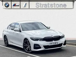 White Used 2021 BMW 320 M Sport | £24,992 (Fair price)